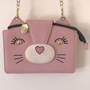 Betsey Johnson cat crossbody